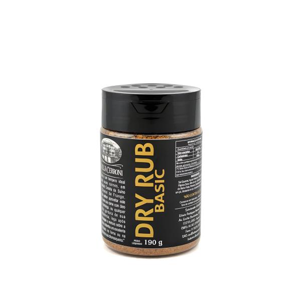 Temperos para Churrasco Grelhados e Peixes Dry Rub 190g - Villa Cerroni Imagem de Temperos para Churrasco Grelhados e Peixes Dry Rub 190g
