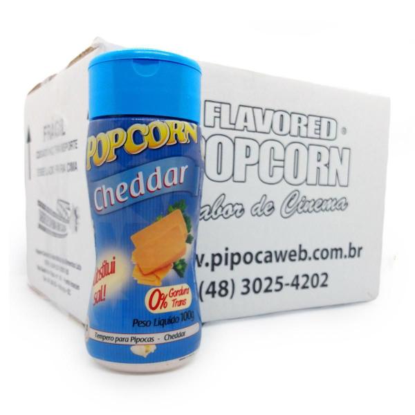 Imagem de Temperos Para Pipoca - 12 Frascos - 6 Cheddar - 6 4 Queijos