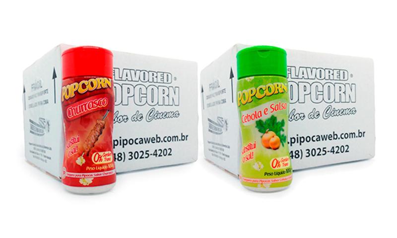 Imagem de Temperos Pipoca - Cx 12 Un - 6 Churrasco - 6 Cebola E Salsa