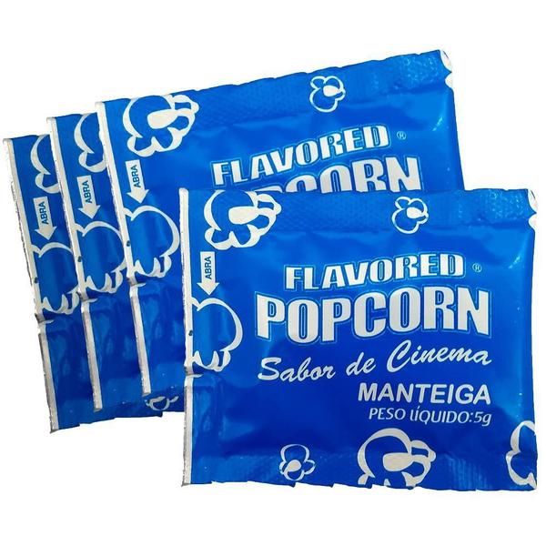 Imagem de Temperos Popcorn 50 Sachês - 25 Manteiga E 25 Queijo.