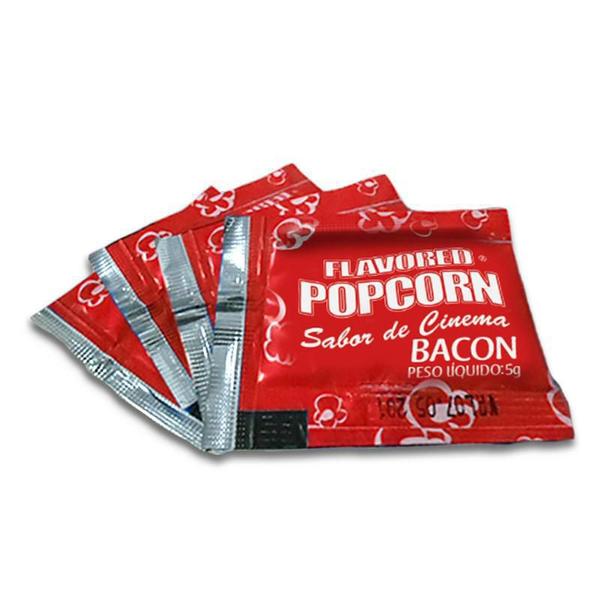 Temperos Popcorn 50 Sachês 25 Pizza E 25 Bacon. - Flavored Popcorn Imagem de Temperos Popcorn 50 Sachês 25 Pizza E 25 Bacon.