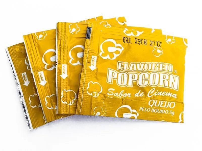 Imagem de Temperos Popcorn 50 Sachês 25 Pizza E 25 Queijo.