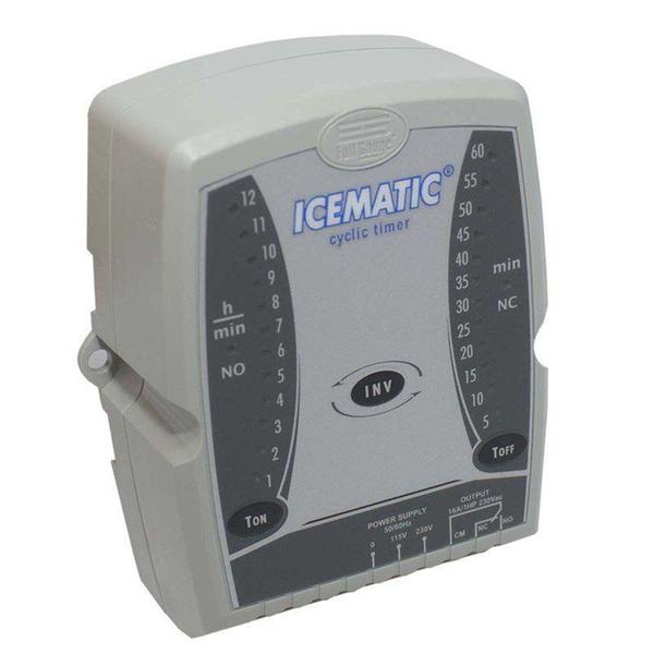 Imagem de Temporizador Ciclíco Icematic 115/230V 12Hs/60MIN 16A 1HP Full Gauge