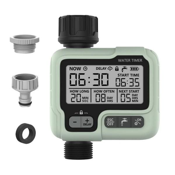 Imagem de Temporizador de Água Digital Automático HCT-322 - Aspersor de Irrigação Inteligente para Jardim