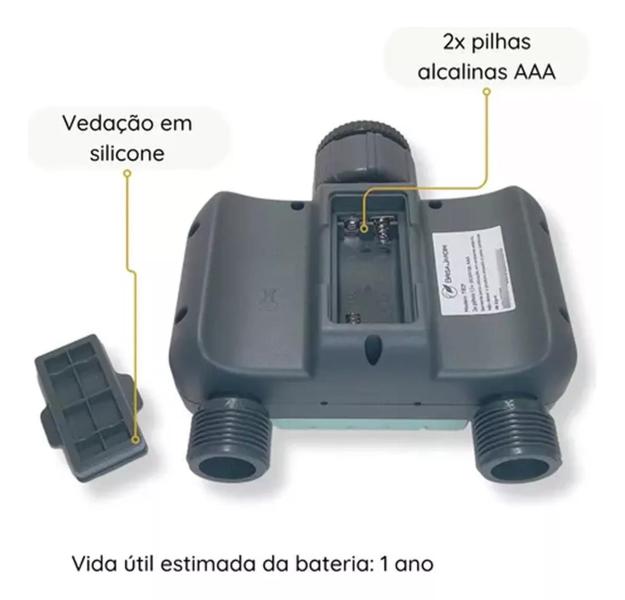 Imagem de Temporizador De Irrigação Automático Digital - 2 Saídas