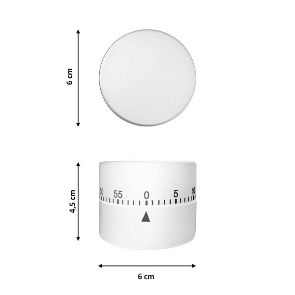 Imagem de Temporizador Timer P/ Cozinha A Corda Emborrachado Compacto