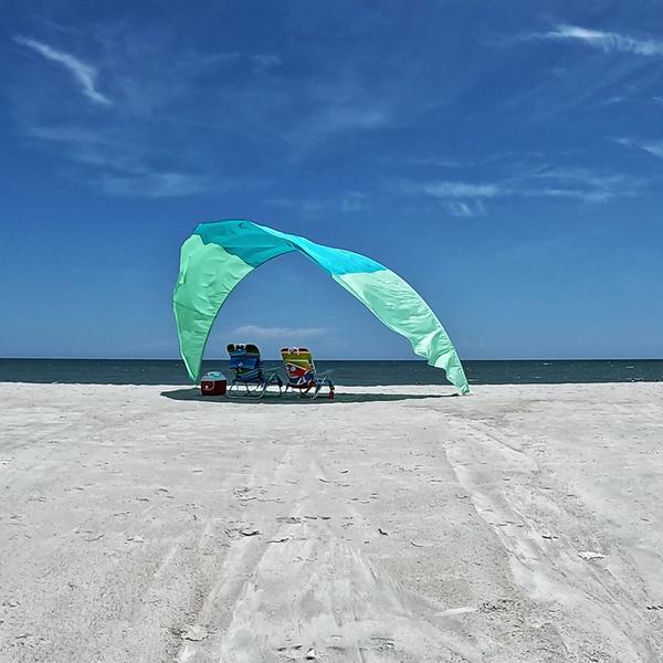 Tenda Beach Shade, Sunsail Cabana, Proteção UV50, 4 libras Imagem de Tenda Beach Shade, Sunsail Cabana, Proteção UV50, 4 libras