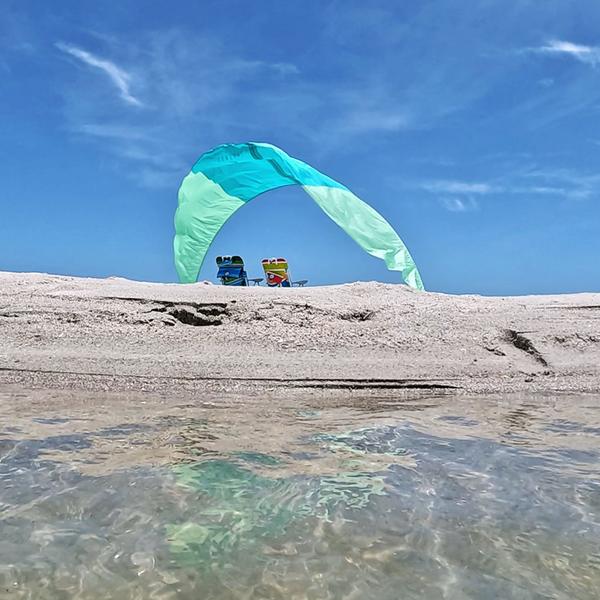 Tenda Beach Shade, Sunsail Cabana, Proteção UV50, 4 libras Imagem de Tenda Beach Shade, Sunsail Cabana, Proteção UV50, 4 libras