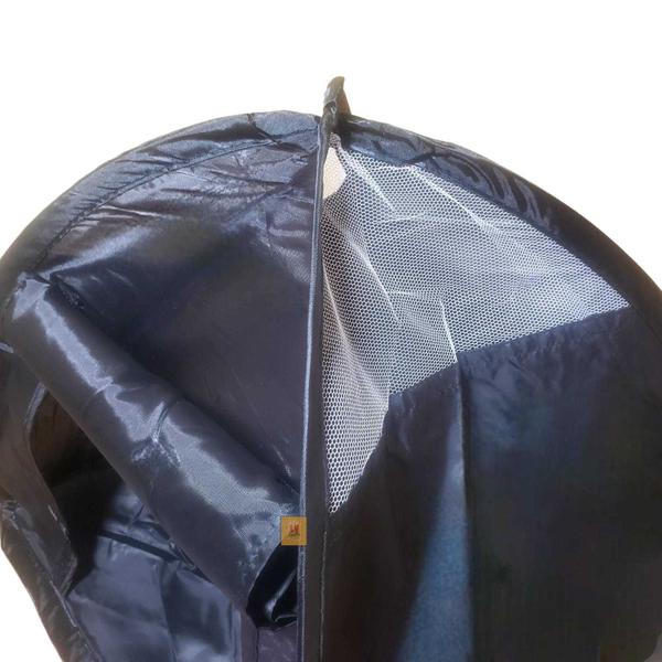 Imagem de Tenda Cama Cabana Barraca Dobrável Preto Pet Cães Gato 38x38