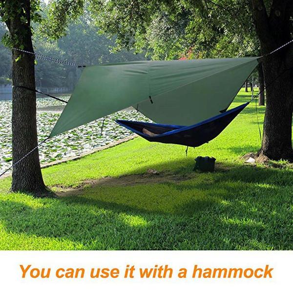 Imagem de Tenda de lona impermeável Acampamento Hammock Rain 360x290cm