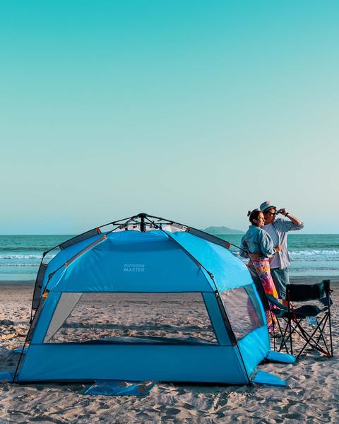 Imagem de Tenda de praia OutdoorMaster Ocracoke Coast 4 pessoas UV 50+