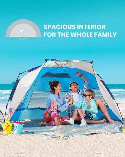 Imagem de Tenda de praia OutdoorMaster Ocracoke Coast 4 pessoas UV 50+