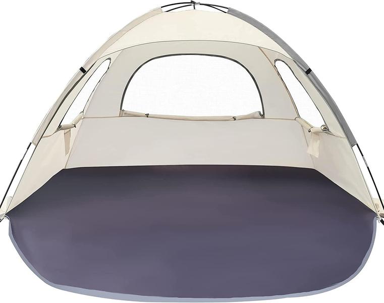 Imagem de Tenda de praia WhiteFang, protetor solar portátil anti-UV para 3 pessoas