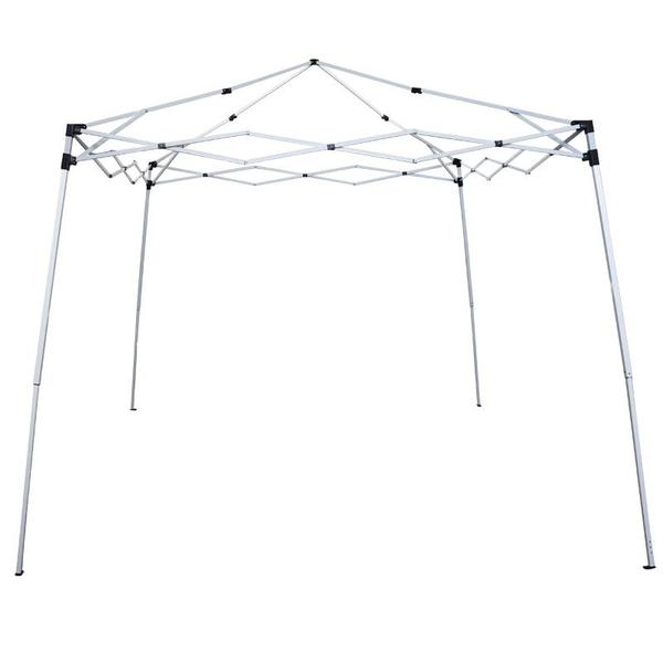 Imagem de Tenda Gazebo Articulada Base 3x3 m Barraca Praia Sanfonada Dobrável Azul Alumínio com Bolsa