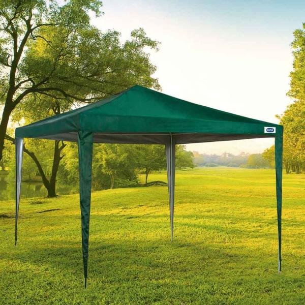 Imagem de Tenda Gazebo Barraca Praia Proteção Verde 3x3M Mor