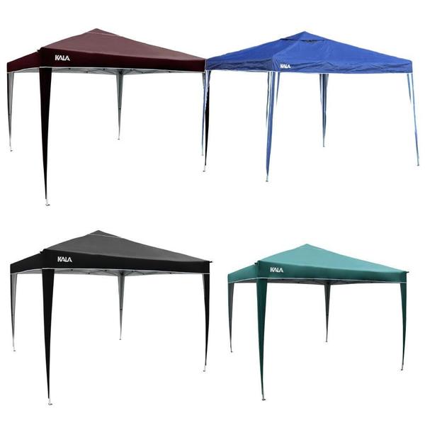 Imagem de Tenda Gazebo Dobrável 3M X 3M Em Poliéster Diversas Cores KALA