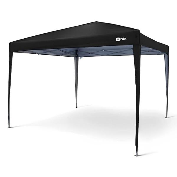 Imagem de Tenda Gazebo Dobrável Aluxxem Alumínio 3x3m C/Proteção UV+50 Preta 351981-PR Nautika