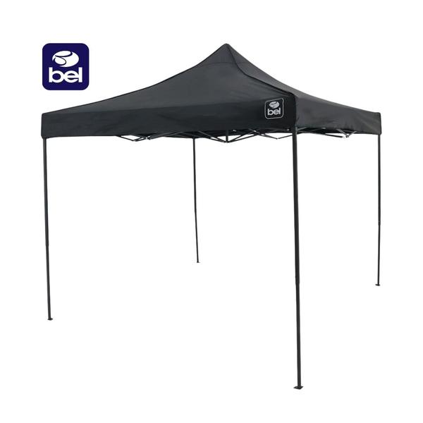 Imagem de Tenda Gazebo Dobrável Pagoda 3m x 3m Oxford Preta Bel