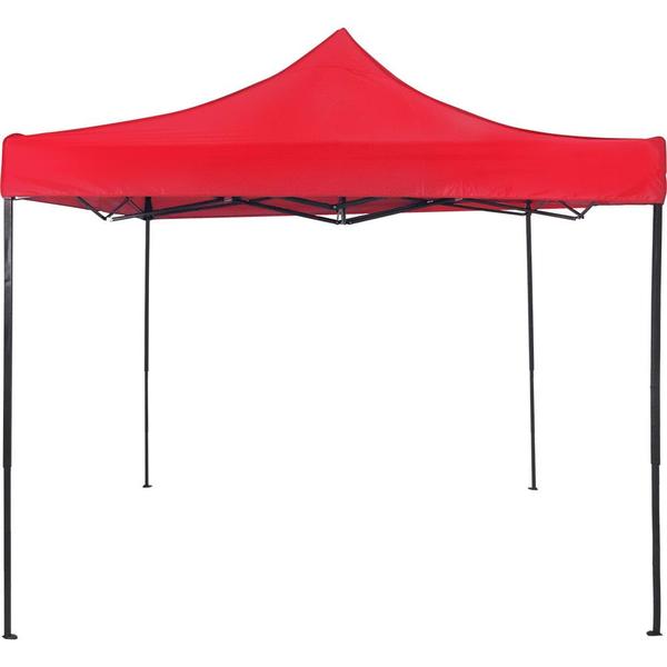 Imagem de Tenda Gazebo Dobrável Pagoda 3m x 3m Oxford Vermelha Bel