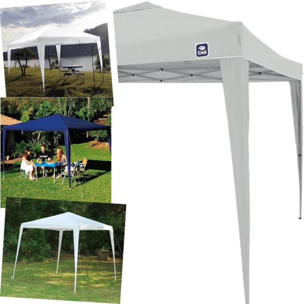 Imagem de Tenda Gazebo Dobravel Portatil Desmontavel Belfix 3x3 Branco