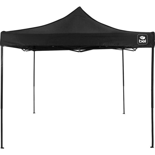 Imagem de Tenda Gazebo Pagoda Barraca Praia 3x3m Camping Articulada Preta  Bel 