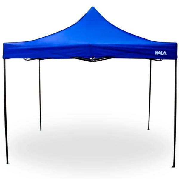 Imagem de Tenda Gazebo Praia 3x3 M Kala Sanfonada Articulada Pagoda Azul / Barraca Praia Camping e Pesca Dobravel