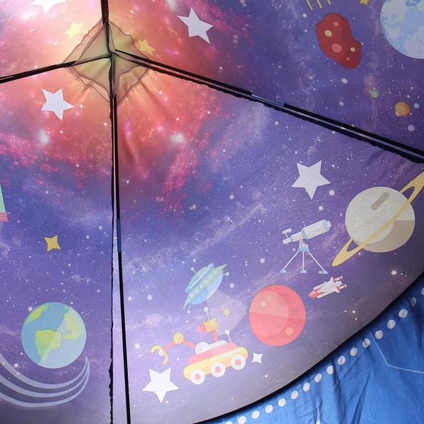 Imagem de Tenda Infantil Pop Up Foguete - Brinquedo para Brincar em Casa ou ao Ar Livre