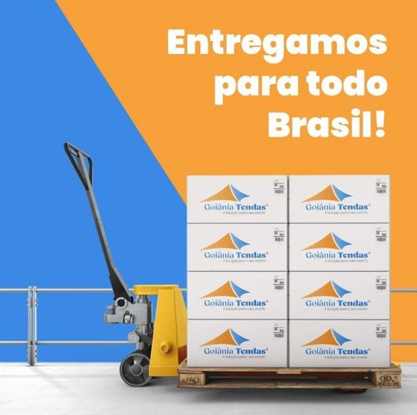 Imagem de Tenda piramidal 15x15 incluso kit fixação.