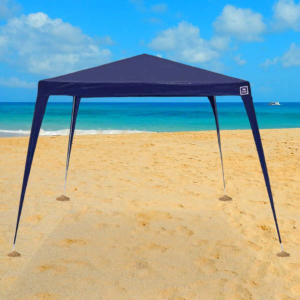 Imagem de Tenda Praia Gazebo Barraca Camping 3x3 + Bolsa De Transporte