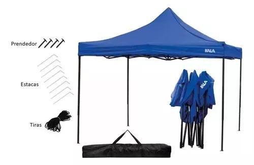 Imagem de Tenda Praia Gazebo Dobrável Impermeável 3x3m Barraca Camping