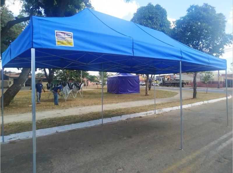 Imagem de Tenda sanfonada 6x3 nylon600