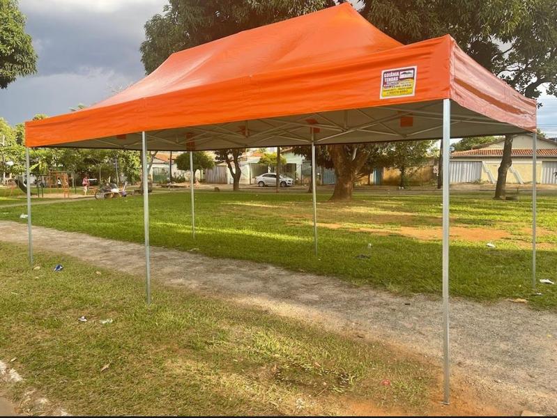 Imagem de Tenda sanfonada 6x3 pvc lona nylon 600.