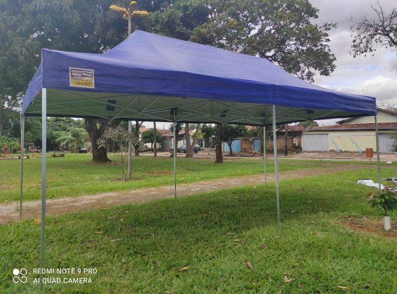 Imagem de Tenda sanfonada 6x3 pvc lona nylon 600.