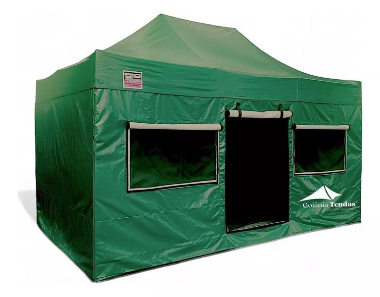 Imagem de Tenda Sanfonada Camping 4,5x3 Metros Nylon