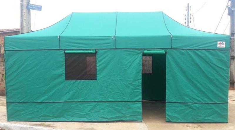 Imagem de Tenda Sanfonada Camping 6x3 Metros Nylon