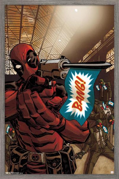 Imagem de Tendências de pôsteres internacionais da Marvel Comics Deadpool Bang