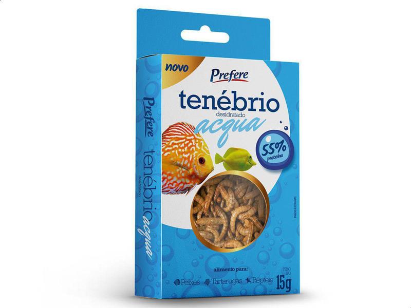 Imagem de Tenébrio Desidratado Larva P/ Aves Peixes Roedores Acqua - 15g - PREFERE