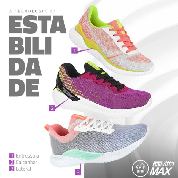 Tenis Actvitta Esportivo Original Feminino Tenis Esportivo Conforto Caminhada Casual Lancamento Imagem de Tenis Actvitta Esportivo Original Feminino Tenis Esportivo Conforto Caminhada Casual Lancamento