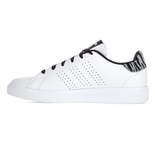 Imagem de Tênis Adidas Advantage Base 2.0 Branco e Preto - Feminino