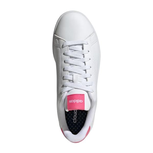 Imagem de Tênis Adidas Advantage Casual Branco e Rosa - Feminino