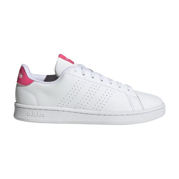 Imagem de Tênis Adidas Advantage Casual Branco e Rosa - Feminino