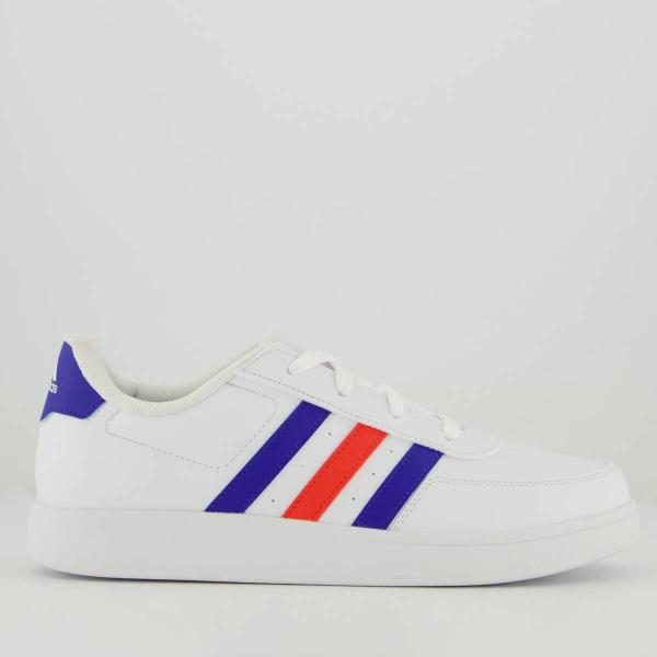 Imagem de Tênis Adidas Breaknet 2.0 Feminino Branco e Azul