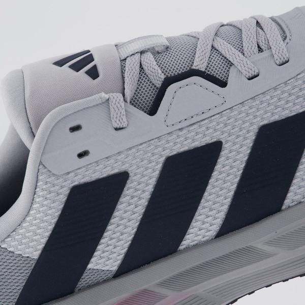 Tênis Adidas Galaxy 7 Cinza e Vermelho - Tênis Esportivo