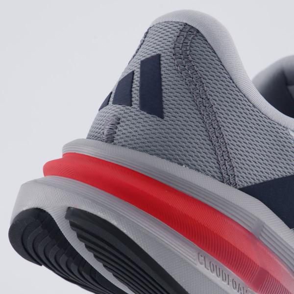 Tênis Adidas Galaxy 7 Cinza e Vermelho - Tênis Esportivo