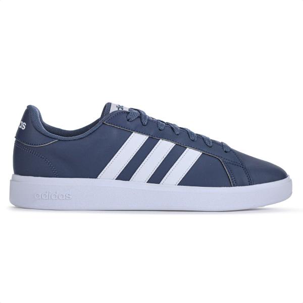 Imagem de Tênis Adidas Grand Court Base 2.0 Azul e Branco - Masculino