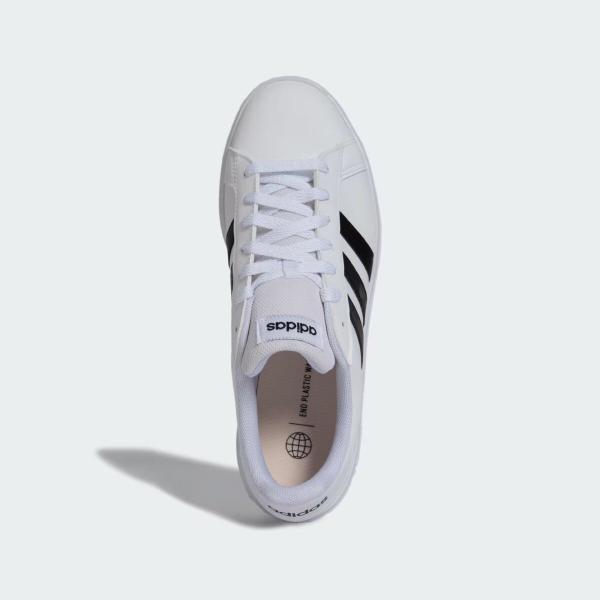 Imagem de Tênis Adidas Grand Court Base 2.0 Masculino + 3 Pares de Meias Brancas