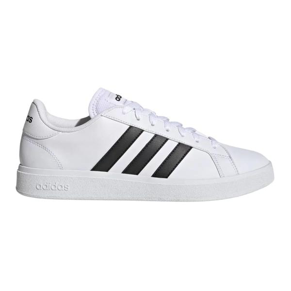 Imagem de Tênis Adidas Grand Court Base 2.0 Simp Casual Branco e Preto - Masculino