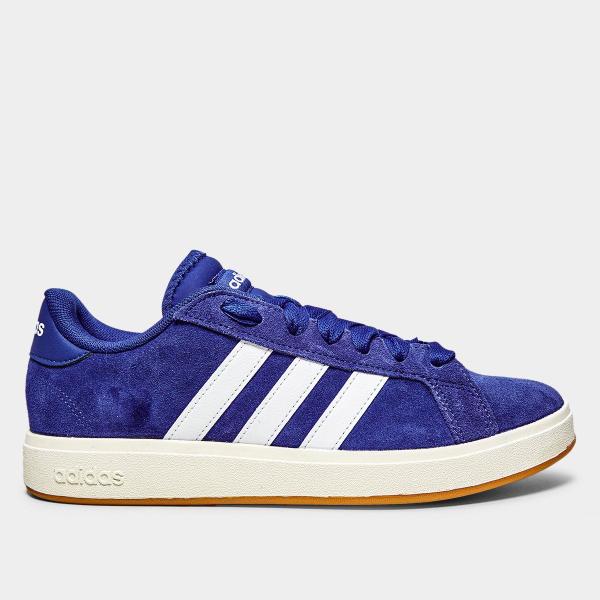 Tenis Adidas Grand Court Base Suede Masculino Tenis Esportivo Magazine Doxet