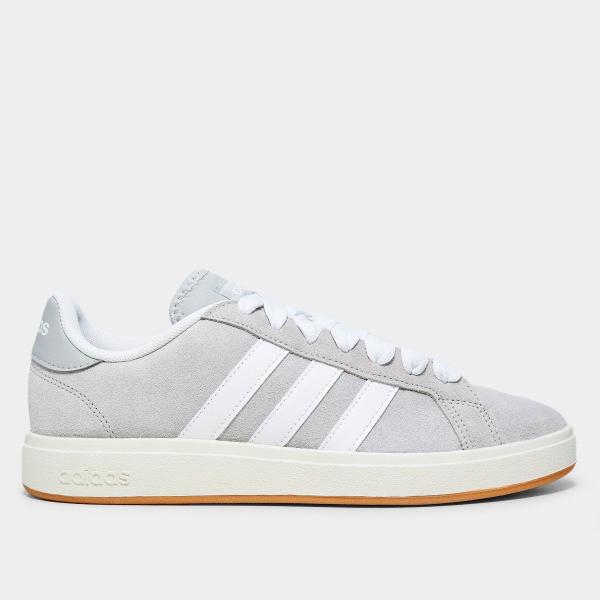 TĂȘnis Adidas Grand Court Base Suede Masculino TĂȘnis Adidas Grand Court Base Suede Masculino