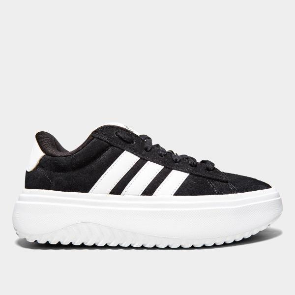 TĂŞnis Adidas Grand Court Platform Suede Feminino TĂŞnis Adidas Grand Court Platform Suede Feminino